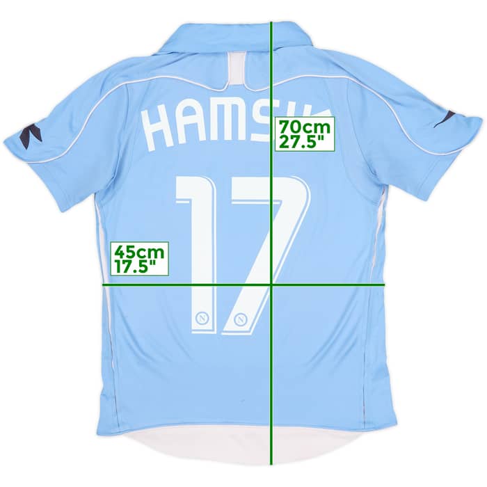 2008-09 Napoli Home Shirt Hamsik #17 - 6/10 - (XS)