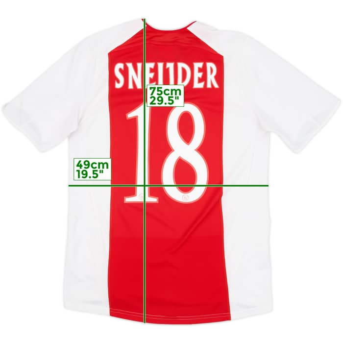 2005-06 Ajax Home Shirt Sneijder #18 - 6/10 - (S)
