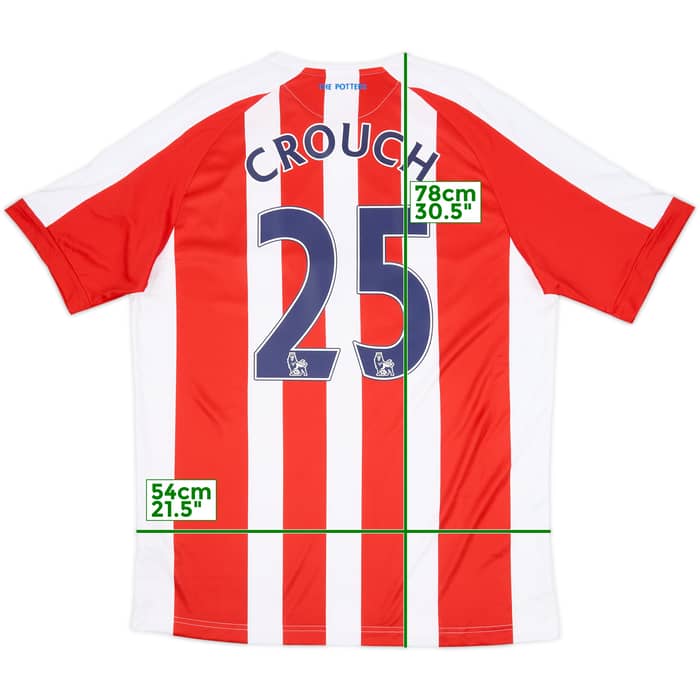 2014-15 Stoke City Home Shirt Crouch #25 - 9/10 - (L)