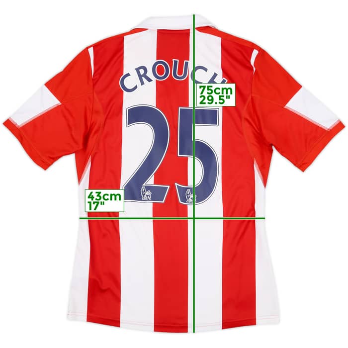 2013-14 Stoke City '150 Years' Home Shirt Crouch #25 - 6/10 - (S)