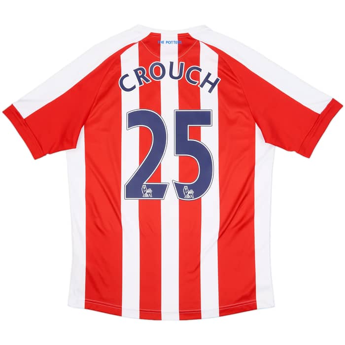 2014-15 Stoke City Home Shirt Crouch #25 - 8/10 - (M)