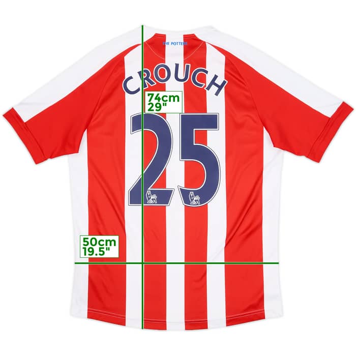 2014-15 Stoke City Home Shirt Crouch #25 - 8/10 - (M)