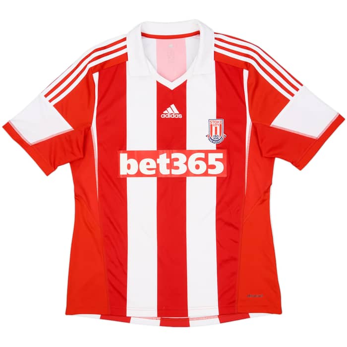 2013-14 Stoke City '150 Years' Home Shirt Crouch #25 - 8/10 - (L)