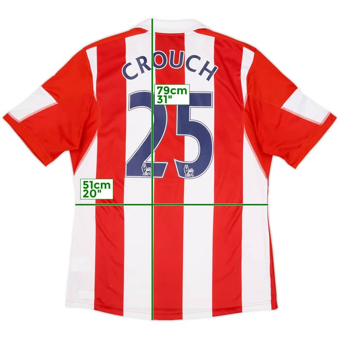 2013-14 Stoke City '150 Years' Home Shirt Crouch #25 - 8/10 - (L)