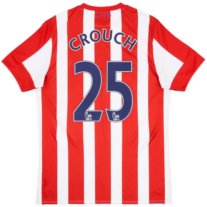 2015-16 Stoke City Home Shirt Crouch #25 - 8/10 - (M)