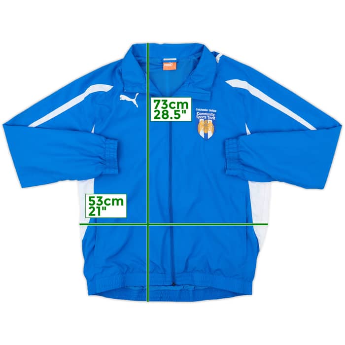 2011-12 Colchester United Puma Community Sports Trust Track Jacket - 8/10 - (S)