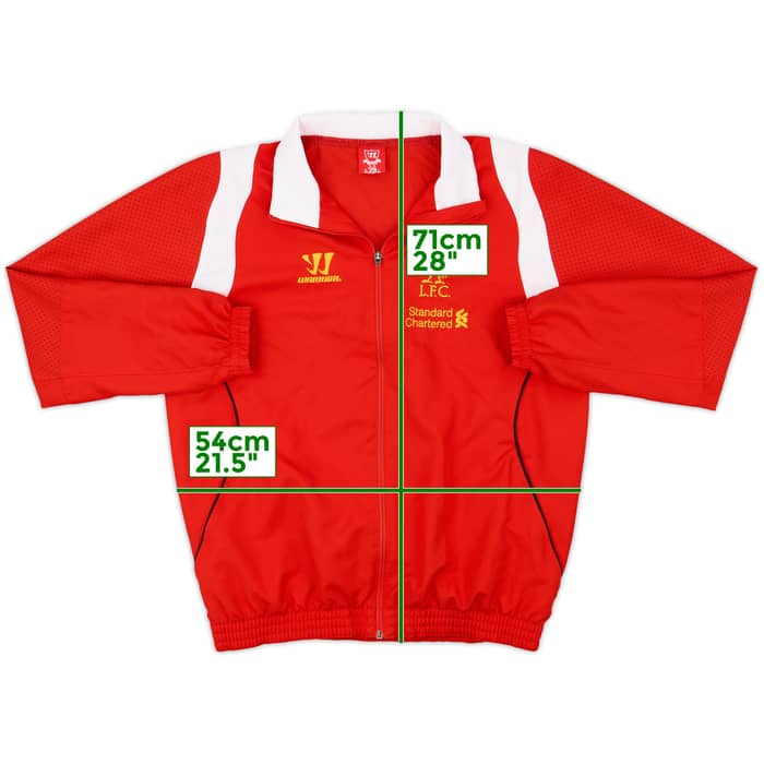 2012-13 Liverpool Warrior Track Jacket - 8/10 - (M)