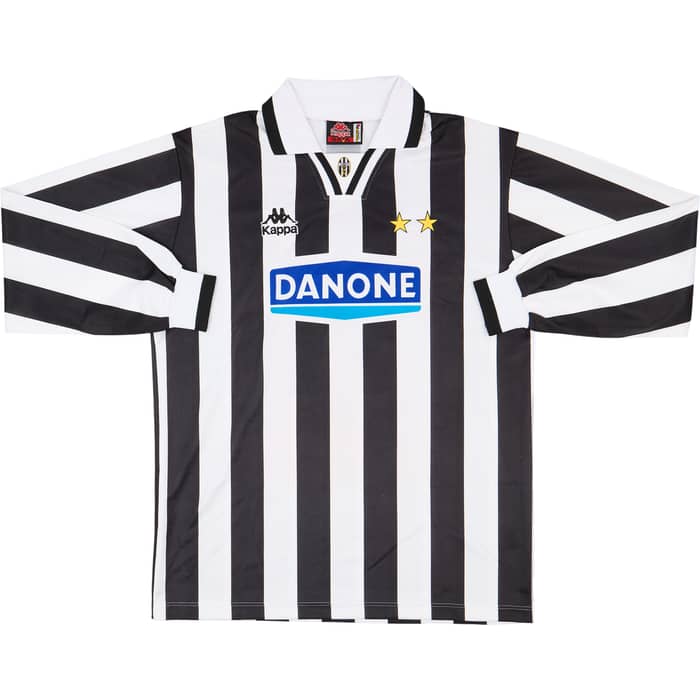 1994-95 Juventus Home L/S Shirt #6 - 9/10 - (L)