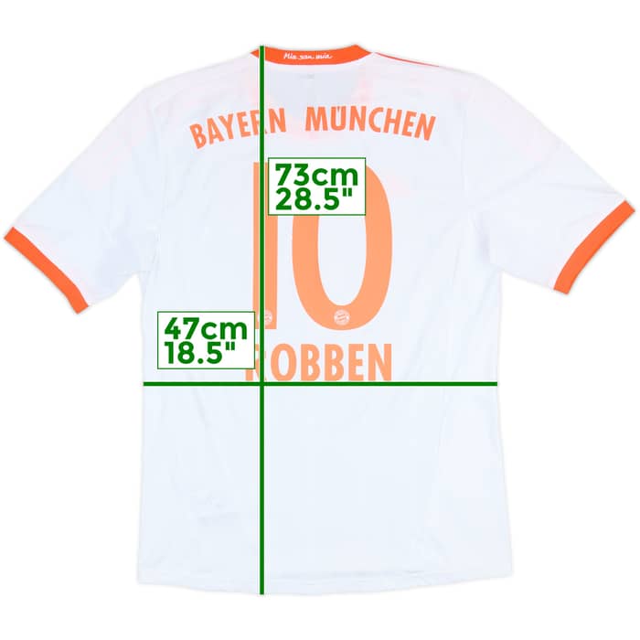 2012-13 Bayern Munich Away Shirt Robben #10 - 8/10 - (M)