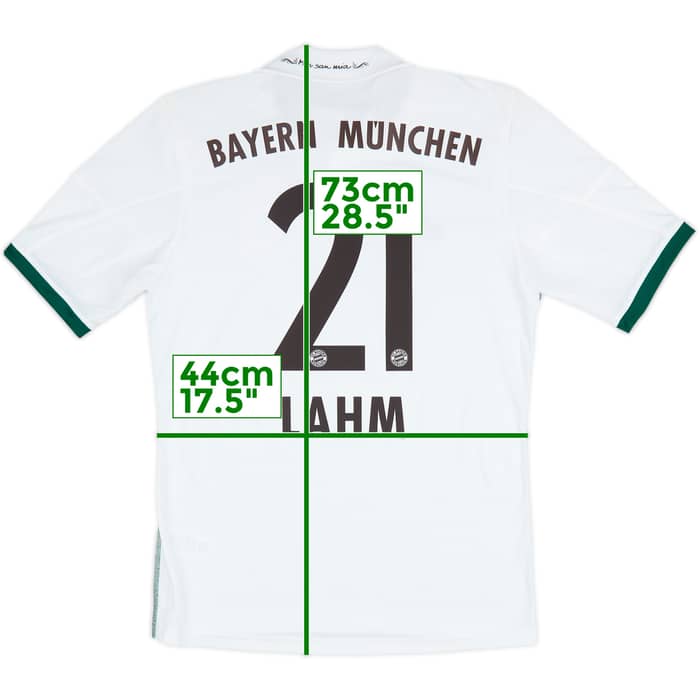 2013-14 Bayern Munich Away Shirt Lahm #21 (S)