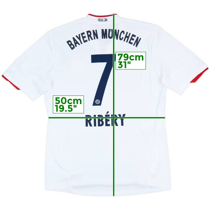 2010-11 Bayern Munich Away Shirt Ribery #7 - 7/10 - (L)