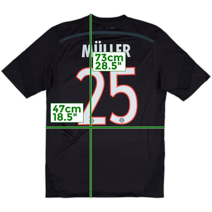 2014-15 Bayern Munich Third Shirt Muller #25 - 7/10 - (M)