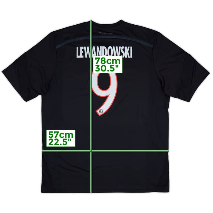 2014-15 Bayern Munich Third Shirt Lewandowski #9 - 6/10 - (XL)