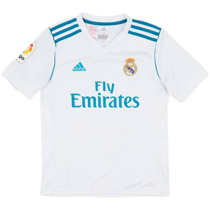 2017-18 Real Madrid Home Shirt - 7/10 - (M.Boys)