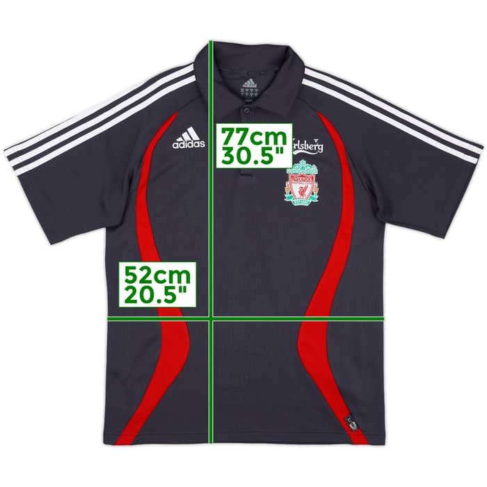2006-07 Liverpool adidas Polo Shirt - 9/10 - (S)