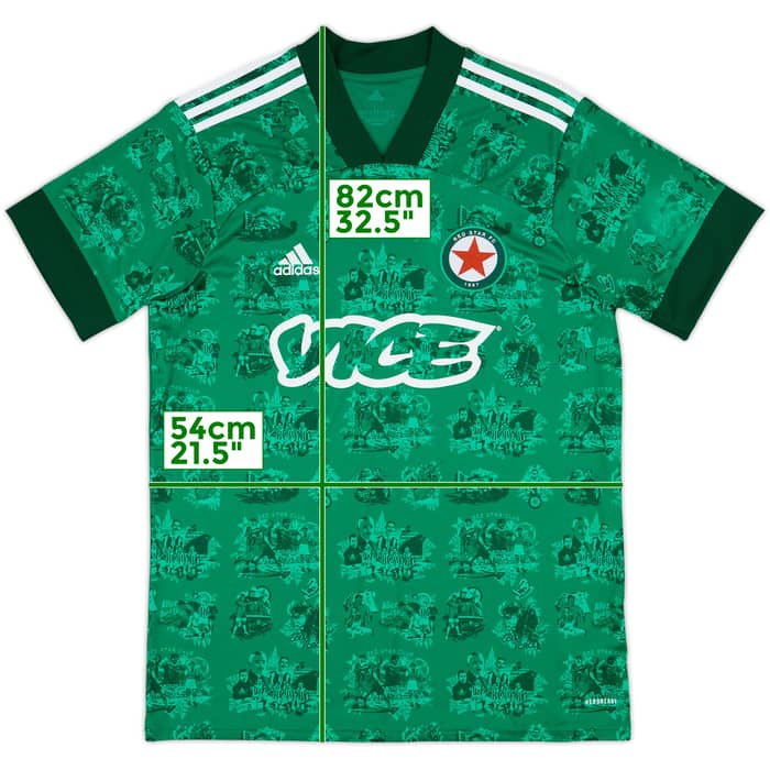 2020-21 Red Star FC Home Shirt - 10/10 - (L)
