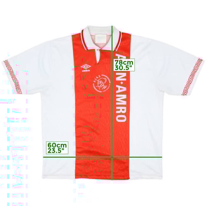 1991-93 Ajax Home Shirt - 8/10 - (XL)