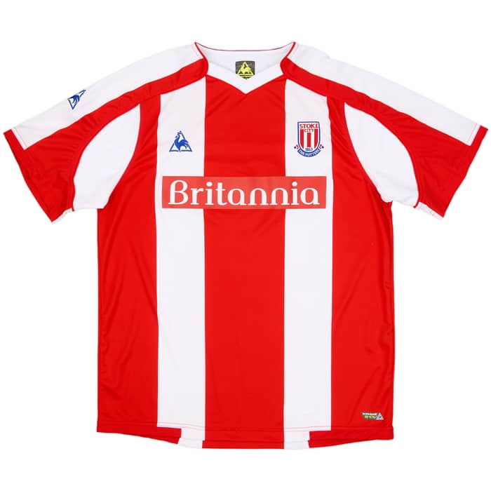 2008-09 Stoke City Home Shirt Delap #24 - 6/10 - (L)