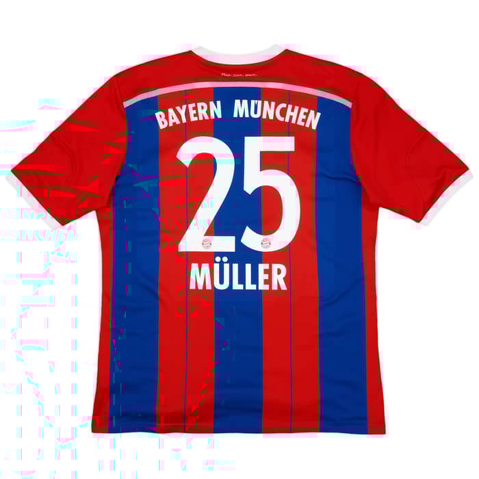 2014-15 Bayern Munich Home Shirt Muller #25 - 6/10 - (XL)