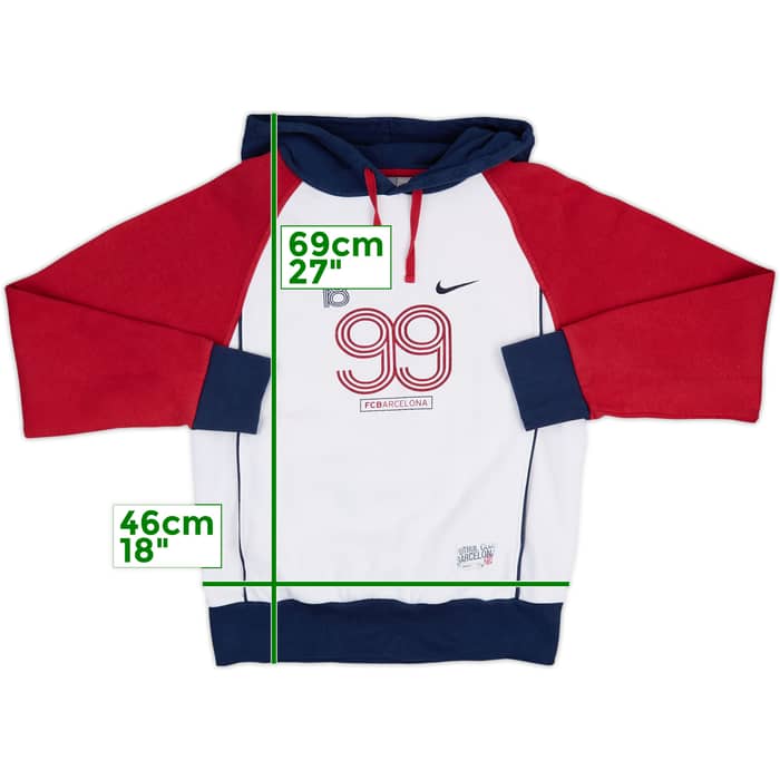 2005-06 Barcelona Nike Hooded Top - 6/10 - (S)