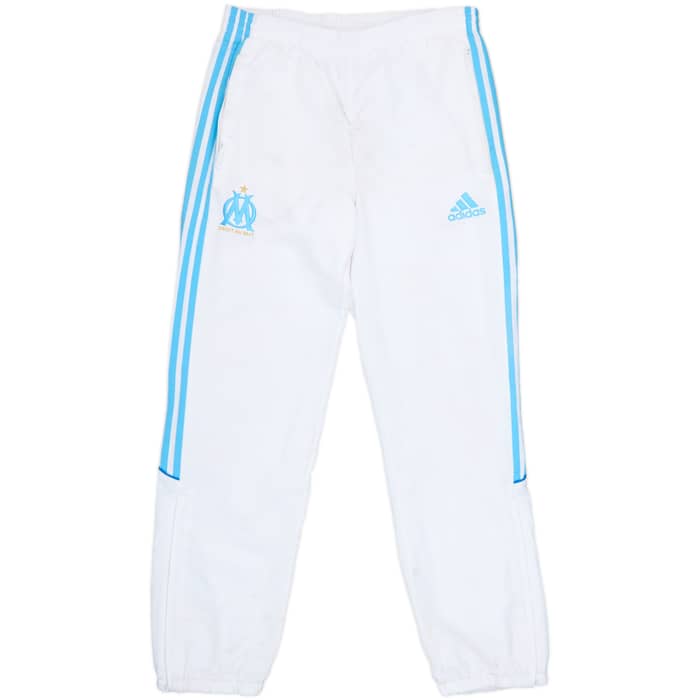 2010-11 Olympique Marseille adidas Track Pants/Bottoms - 3/10 - (XL.Boys)