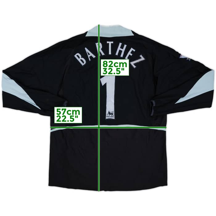 2002-04 Manchester United GK Shirt Barthez # - 4/10 - (XL)
