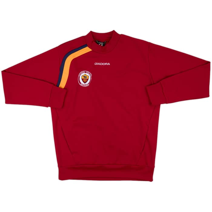 2005-06 Roma 'Scuola' Diadora Sweat Top - 8/10 - (L)