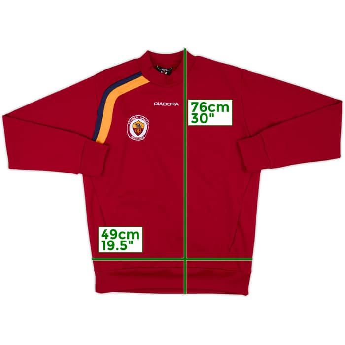 2005-06 Roma 'Scuola' Diadora Sweat Top - 8/10 - (L)