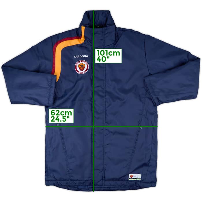 2005-06 Roma 'Scuola' Diadora Padded Bench Coat - 8/10 - (M)