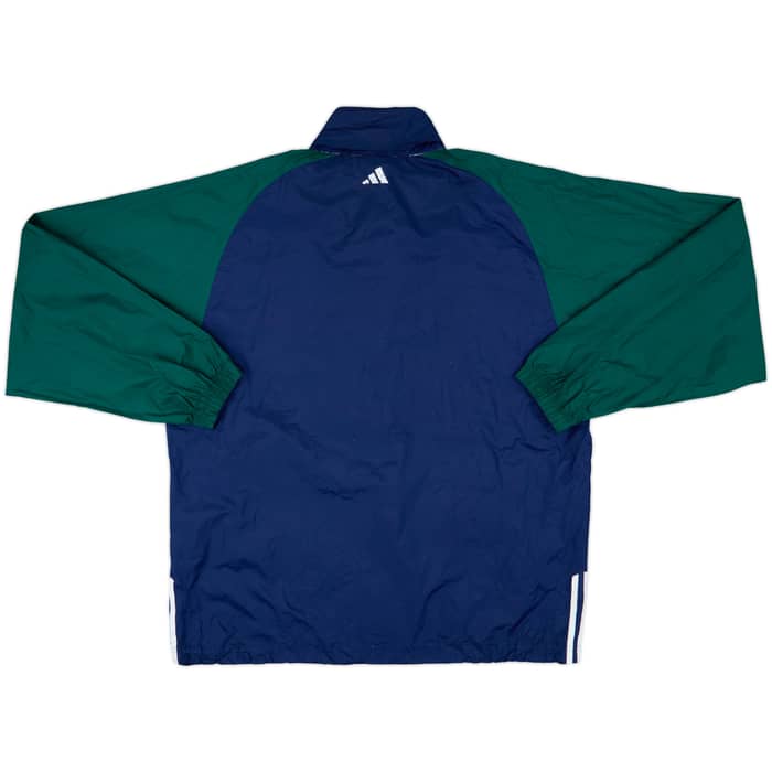 2002-03 Panathinaikos adidas Hooded Rain Jacket - 8/10 - (L/XL)