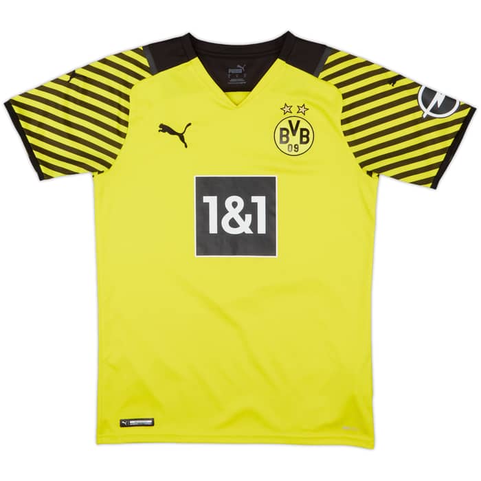 2021-22 Borussia Dortmund Home Shirt Haaland #9 - 10/10 - (S)