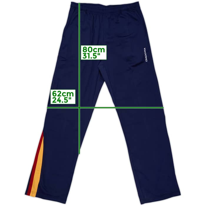 2003-04 Roma Diadora Track Pants/Bottoms - 9/10 - (L)