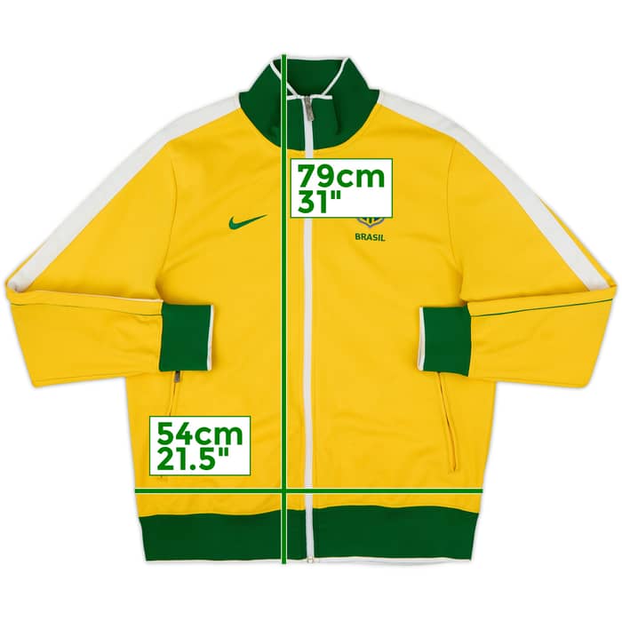 2010-11 Brazil Nike Track Jacket - 8/10 - (L)