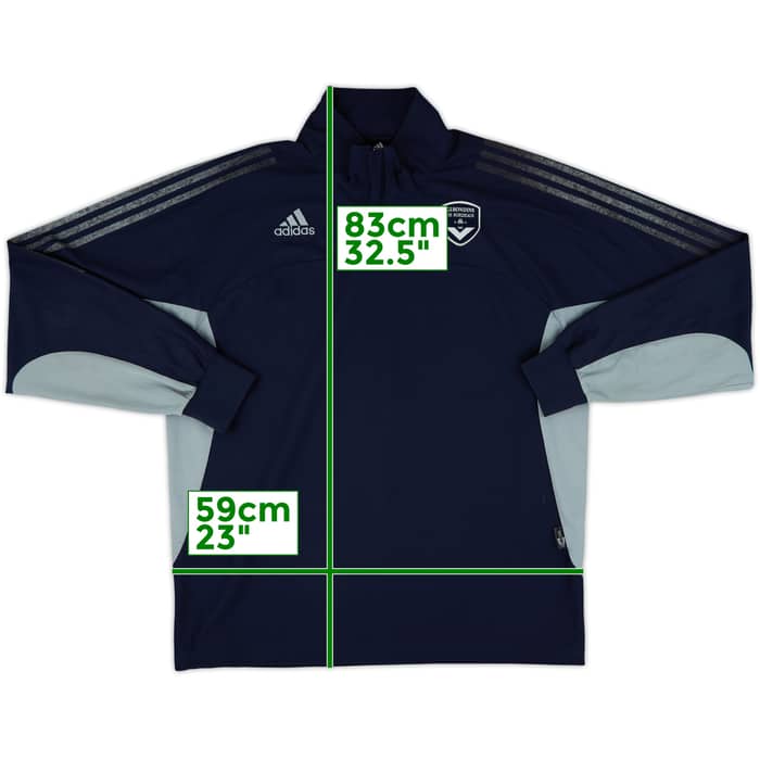 2002-03 Bordeaux adidas 1/4 Zip Drill Top - 4/10 - (L)