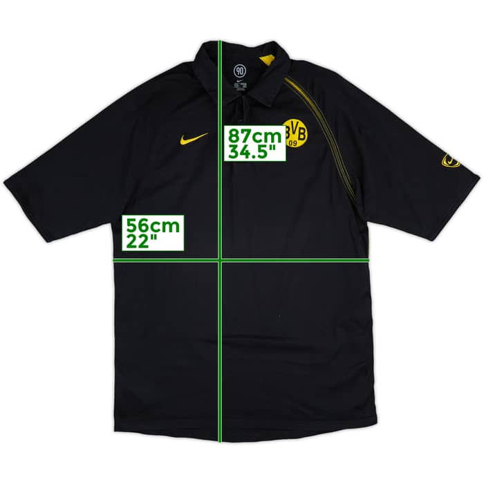 2006-07 Borussia Dortmund Nike Polo Shirt - 7/10 - (XL)