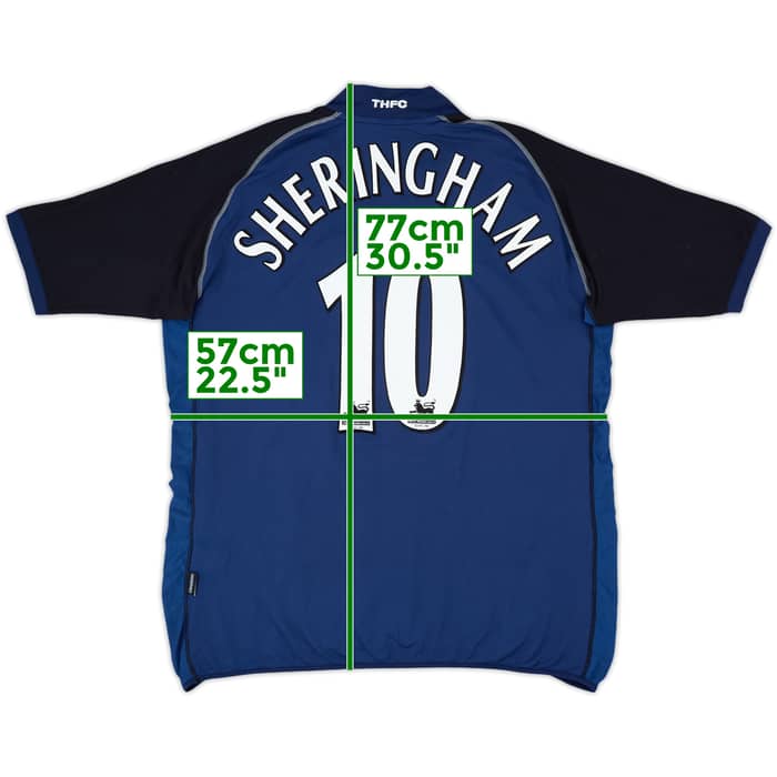 2002-03 Tottenham Away Shirt Sheringham #10 - 8/10 - (XXL)