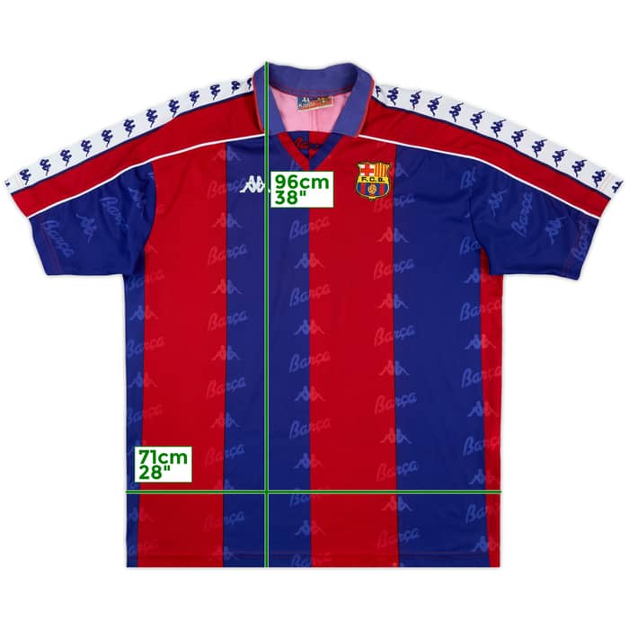 1992-95 Barcelona Home Shirt - 8/10 - (XL)