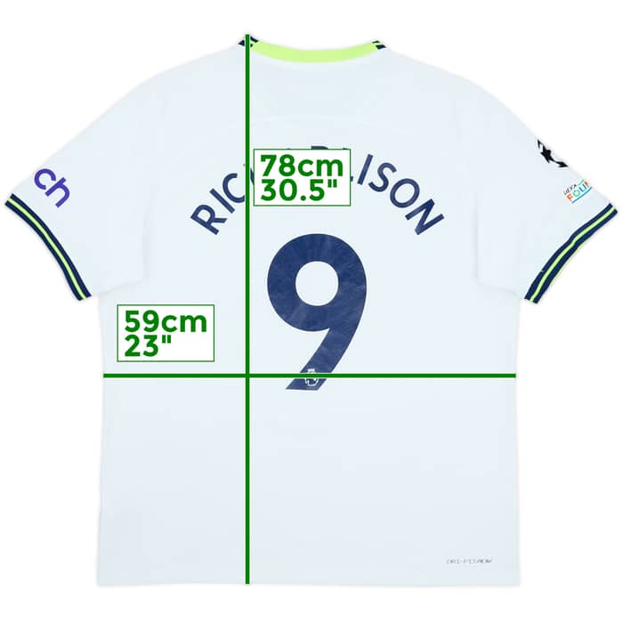 2022-23 Tottenham Home Shirt Richarlison #9 - 10/10 - (XL)