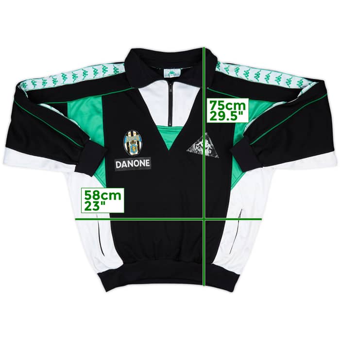 1989-90 Juventus Kappa 1/4 Zip Training Top - 6/10 - (XL)