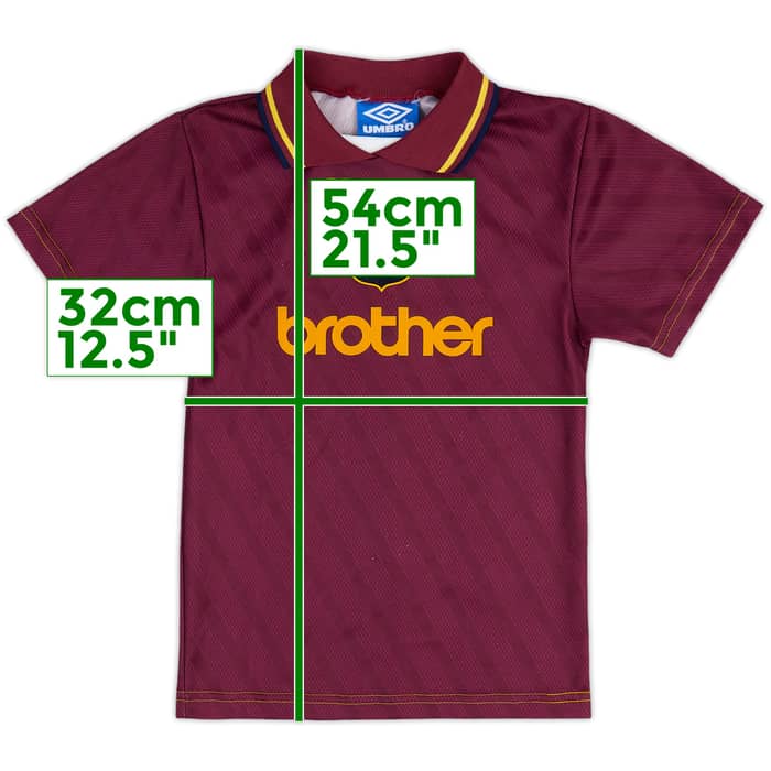 1996-97 Manchester City Away Shirt - 8/10 - (5-6 Years)