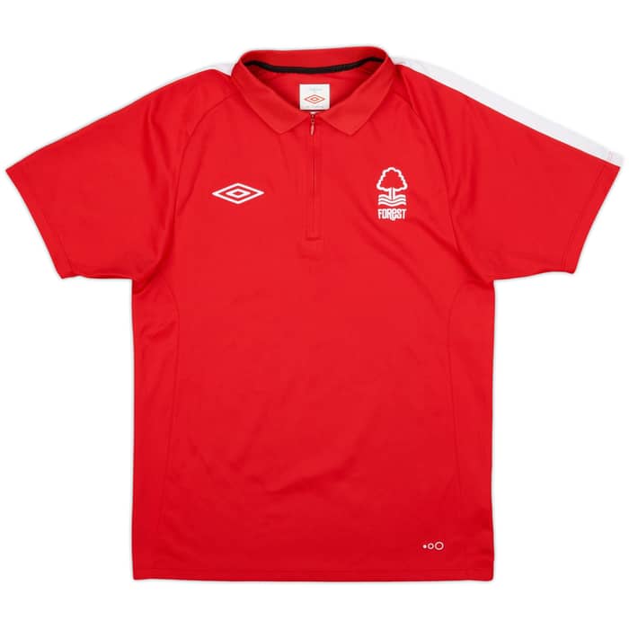 2010-11 Nottingham Forest Umbro 1/4 Zip Training Shirt - 9/10 - (S)