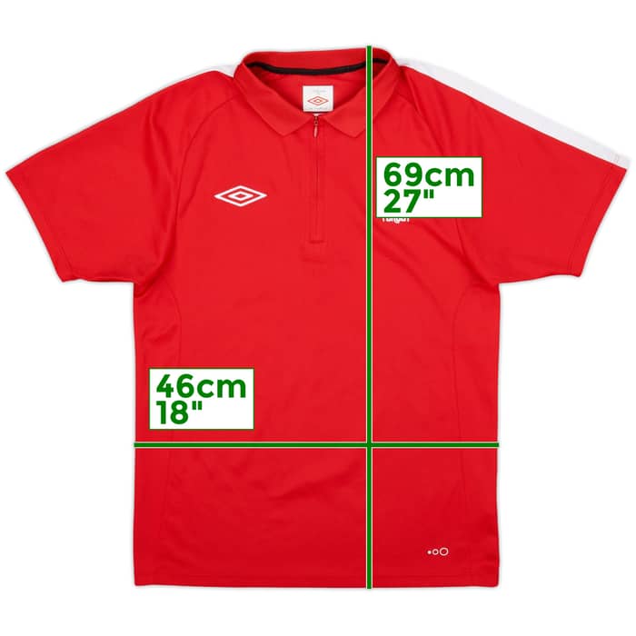 2010-11 Nottingham Forest Umbro 1/4 Zip Training Shirt - 9/10 - (S)