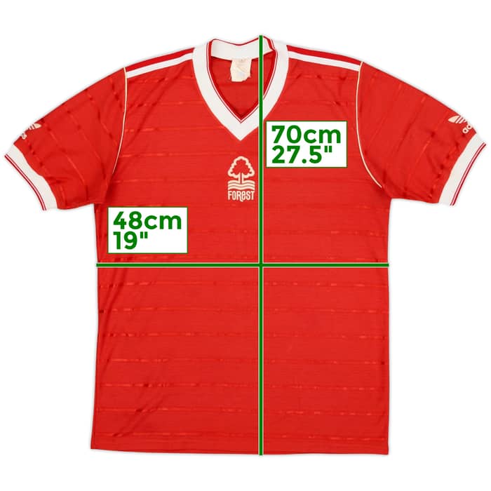 1984-86 Nottingham Forest Home Shirt - 8/10 - (M)