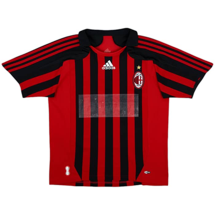 2007-08 AC Milan Home Shirt Gattuso #8 - 3/10 - (L.Boys)