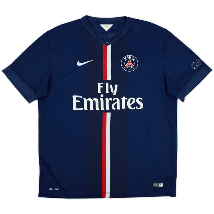 2014-15 Paris Saint-Germain Home Shirt Ibrahimovic #10 - 5/10 - (XL)