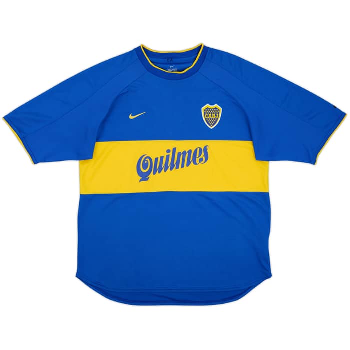 2000-01 Boca Juniors Home Shirt - 8/10 - (L)