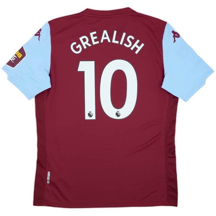 2019-20 Aston Villa Home Shirt Grealish #10 - 10/10 - (XL)