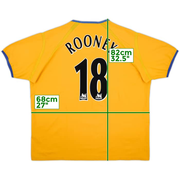 2003-04 Everton Away Shirt Rooney #18 - 3/10 - (3XL)