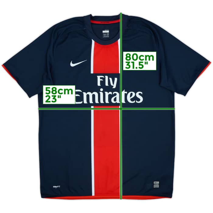 2008-09 Paris Saint-Germain Home Shirt - 10/10 - (L)