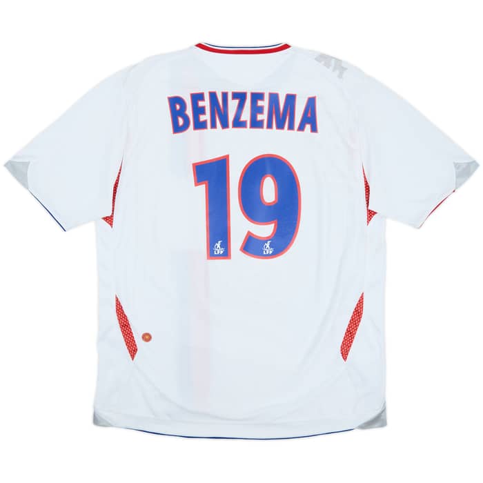 2006-07 Lyon Home Shirt Benzema #19 - 7/10 - (XL)